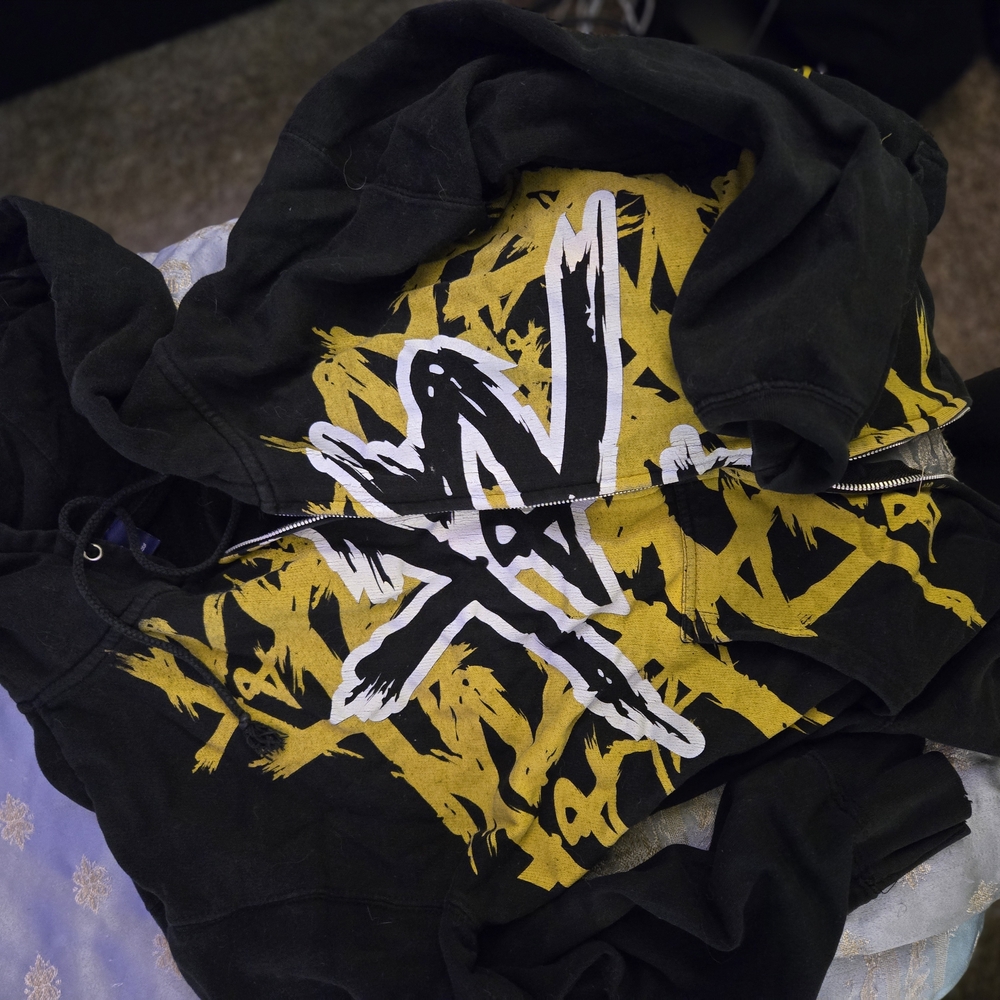 Young & Reckless Black and Yellow Hoodie